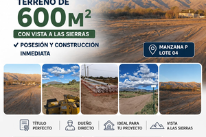  VENTA// Terrenos de 600m2, entre San Luis y La Punta 