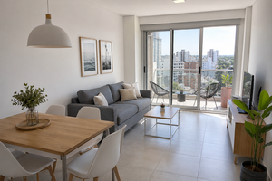 Departamento de 2 dormitorios con balcón en Rosario