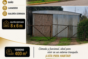 Casa más galpón
