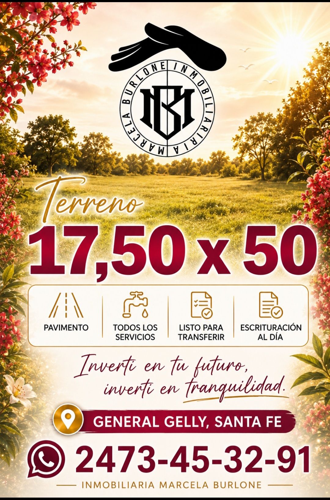 Terreno con todas las condiciones