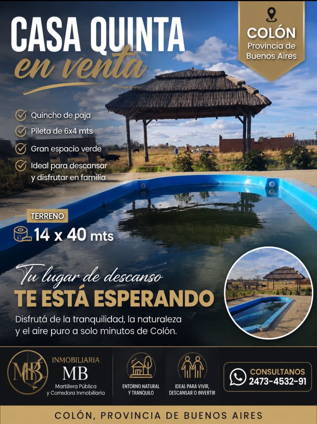 Apto quinta