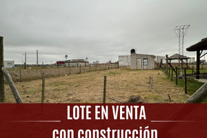 Lote en venta con construccion 